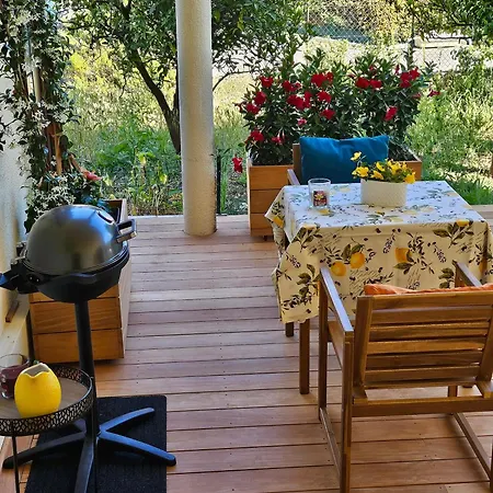Pres De La Avec Jacuzzi Et Terrasse Privative Apartamento Villeneuve-Loubet